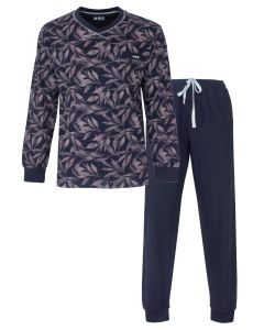 MEPYH16005A MEQ h-pyjama V-hals Dark Blue 