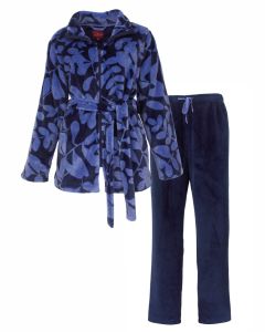 MEHSD26005A Medaillon d-huispak Flannel Fleece blauw