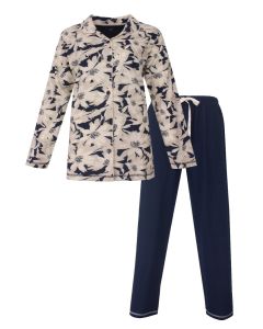 MEPYD16001A Medaillon d-pyjama doorknoop Dark Blue  