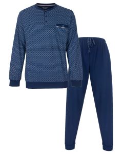 PHPYH 16001A Paul Hopkins h-pyjama polo sluiting Insignia Blue
