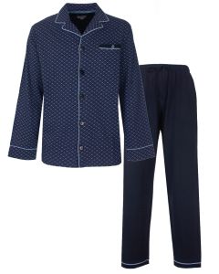 PHPYH16006A Paul Hopkins doorknoop h-pyjama Donkerblauw