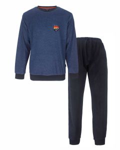 PHPYH26006A Paul Hopkins h-pyjama badstof Blauw