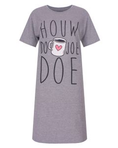 TPNGD16007A Temptation big-shirt Grey Melange  