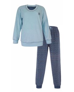 TEPYD25023A Tenderness velours d-pyjama Dream Blue