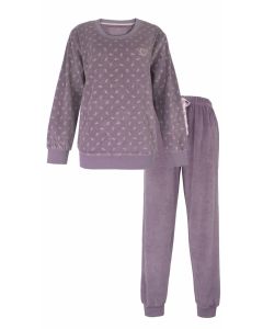 TEPYD25022A Tenderness velours d-pyjama Purple Ash