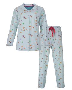 TEPYD16005A Tenderness d-pyjama doorknoop Blauw