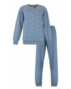 TEPYD 25010A Tenderness microfleece d-pyjama Denim blue