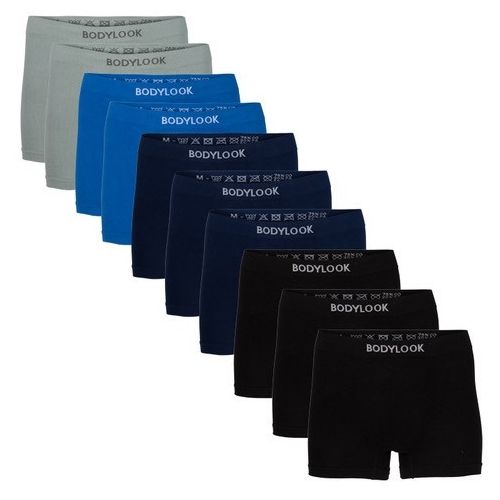 Bodylook seamless herenboxer 10-pack diverse kleuren