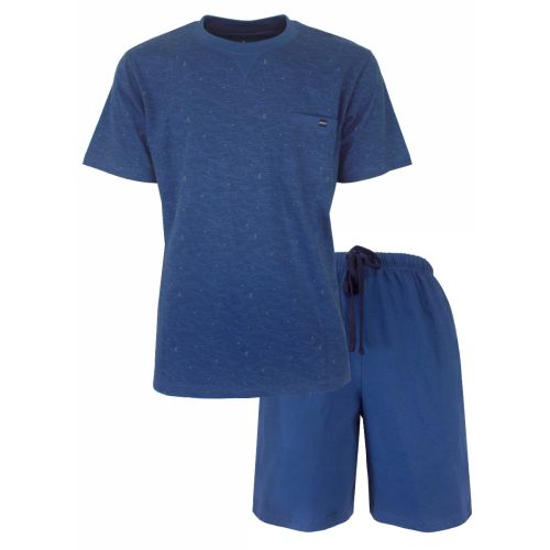 MESAH25003A MEQ tricot h-shortama Delft Blue