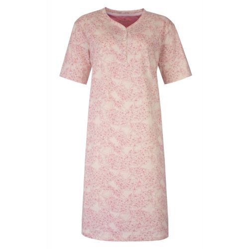 MENGD15005A Medaillon nachthemd k/m Roze