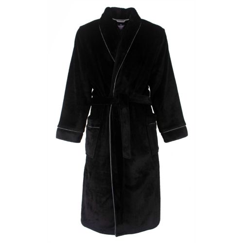 PHBRH25001A Paul Hopkins Fleece h-badjas Black 