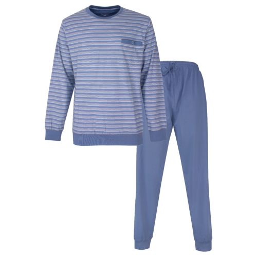 PHPYH16004A Paul Hopkins h-pyjama ronde hals China Blue