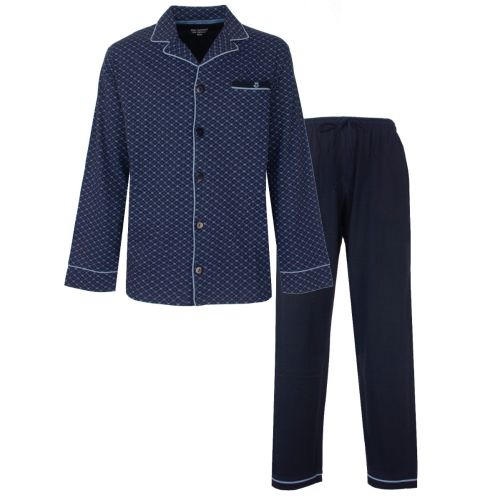 PHPYH16006A Paul Hopkins doorknoop h-pyjama Donkerblauw
