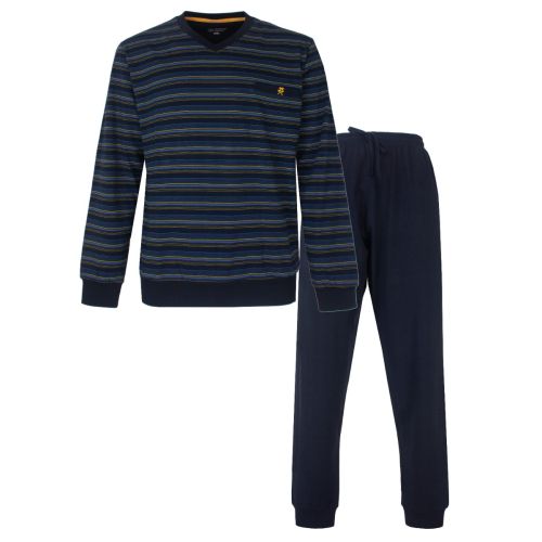 PHPYH16008A Paul Hopkins tricot h-pyjama V-hals Total Eclips