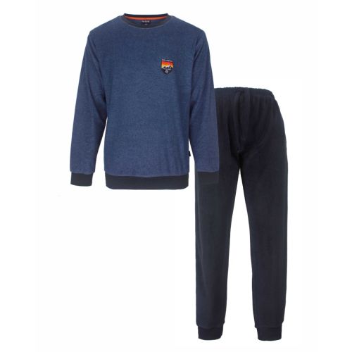 PHPYH26006A Paul Hopkins h-pyjama badstof Blauw