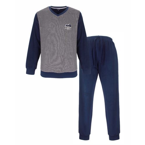 PHPYH26007A Paul Hopkins h-pyjama badstof Grijs