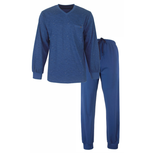 MEPYH25001A MEQ tricot h-pyjama Delft Blue