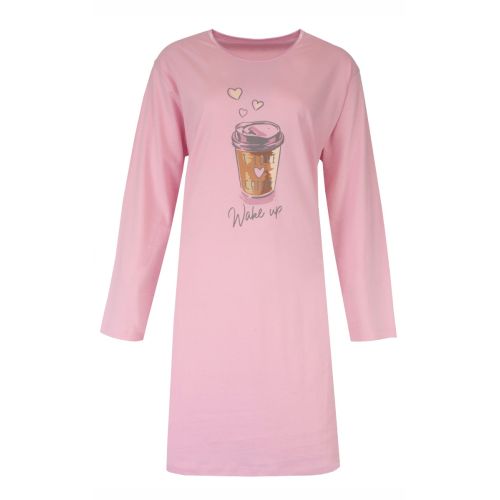 TPNGD25010A Temptation tricot dames big-shirt Pink