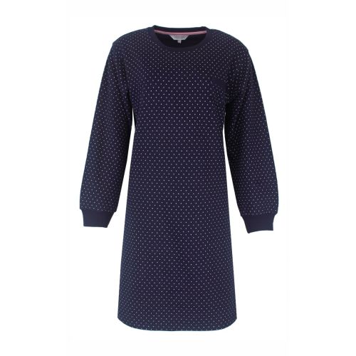 TENGD25012A Tenderness microfleece d-nachthemd Dress Blue