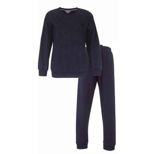 TEPYD25012A Tenderness microfleece d-pyjama Dress Blue